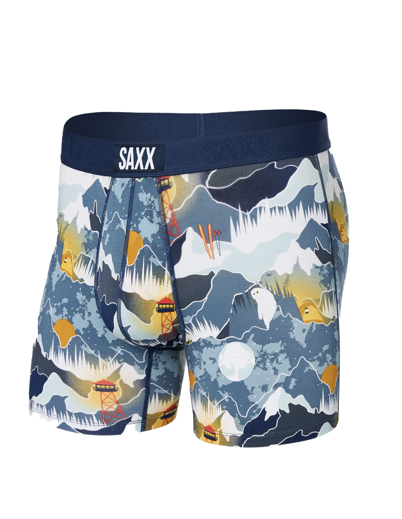 Vibe Boxer Brief Winter Skies Navy - Beau Outfitters