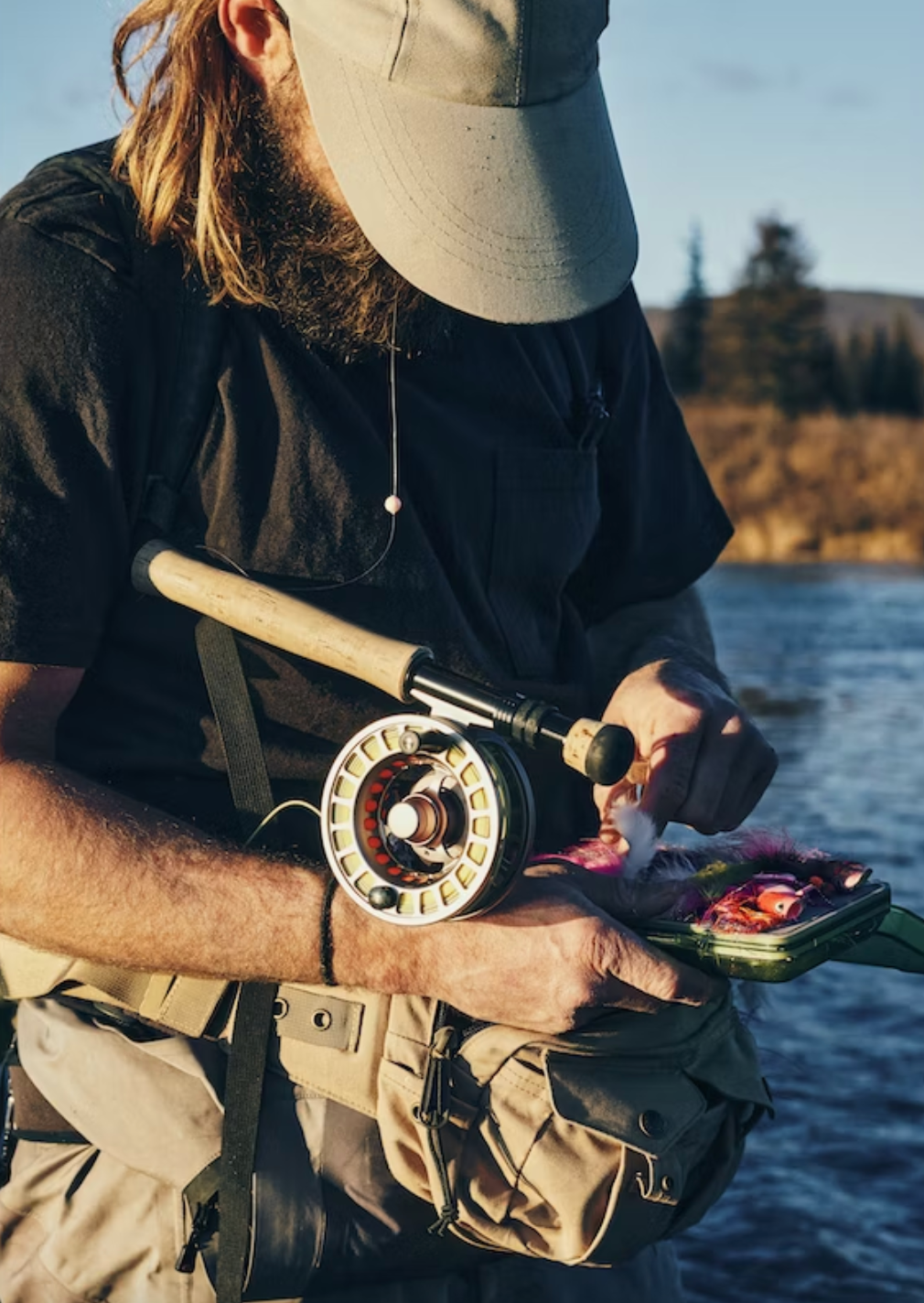 Compact Fishing Waist Pack Dk Tan - Beau Outfitters