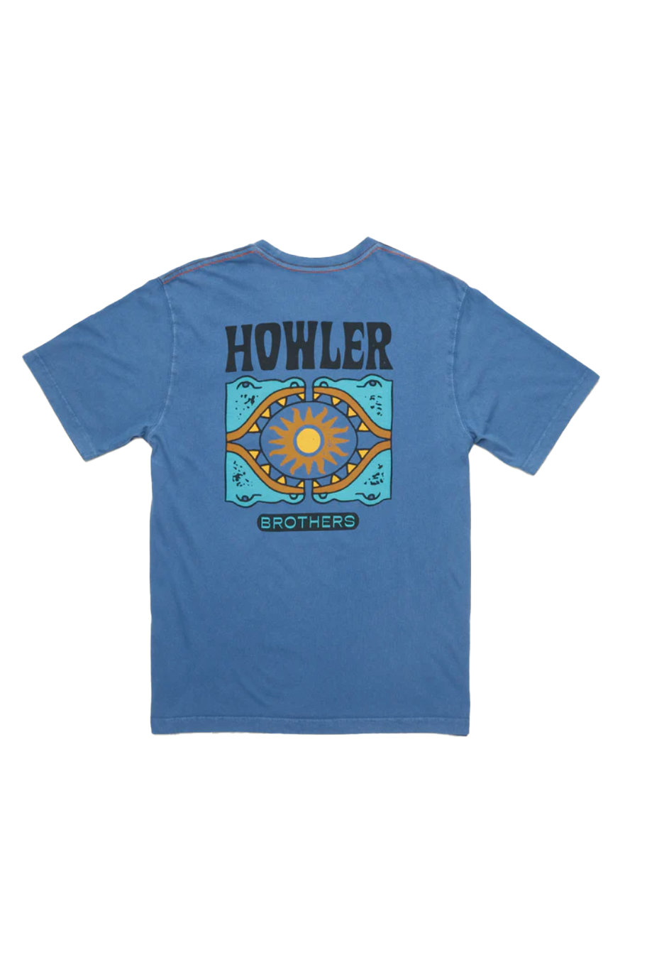Cotton Pocket SS T-Shirt Sun Drinker Blue – Beau Outfitters