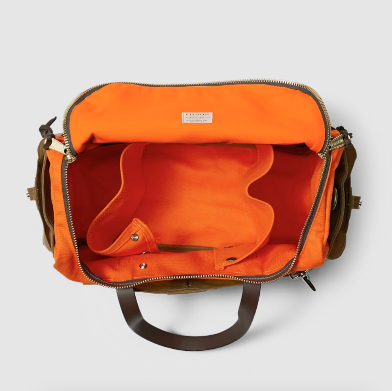 Heritage Sportsman Bag Orange / Dark Tan