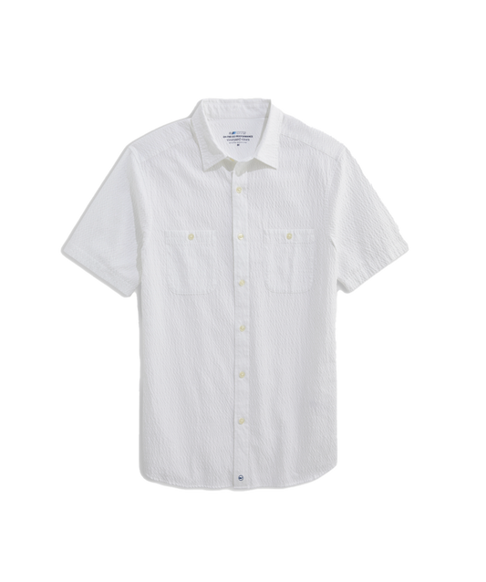 OTG Seersucker SS Shirt White