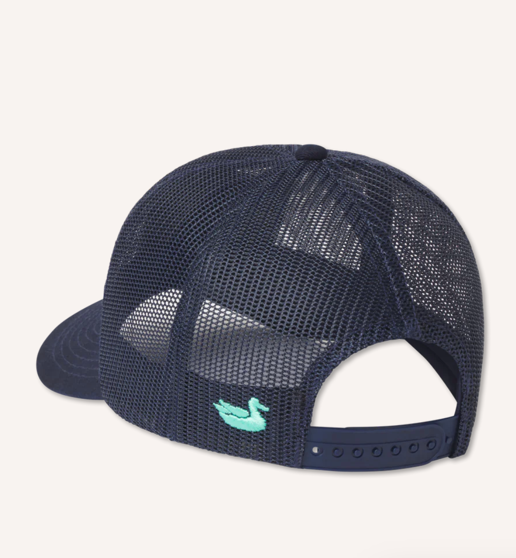 Fly Reel Perf Mesh Hat Navy - Beau Outfitters