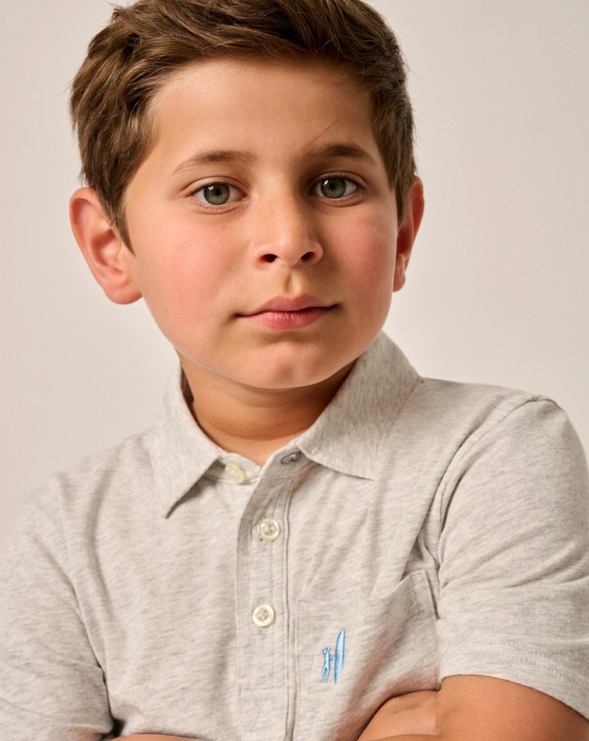 Youth Original 2.0 Polo Heathered Gray - Beau Outfitters