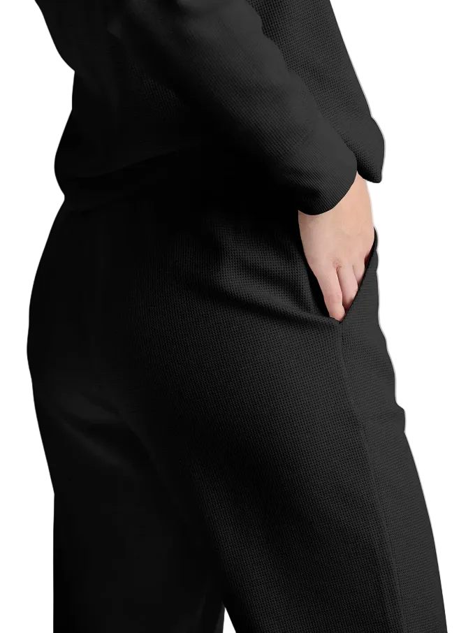 Ws Waffle Jogger Black Sand