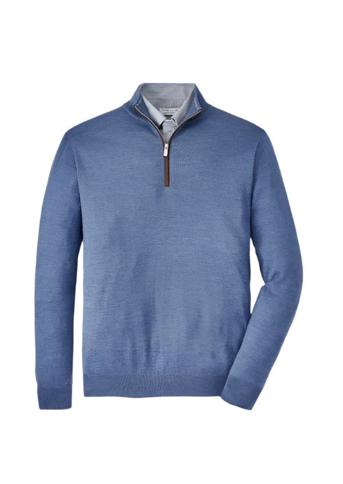 Autumn Crest Suede Trim 1/4 Zip Pullover Regatta