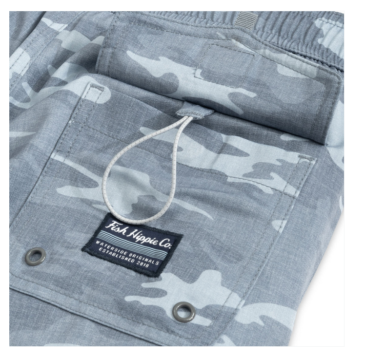 Youth Shaker Short Chambray Camo