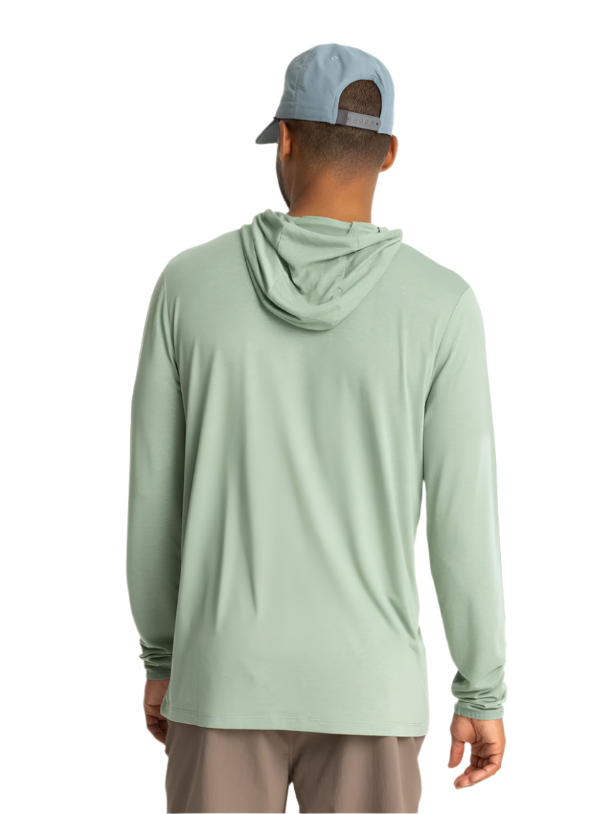 Bamboo Lightweight Hoodie Palm Green