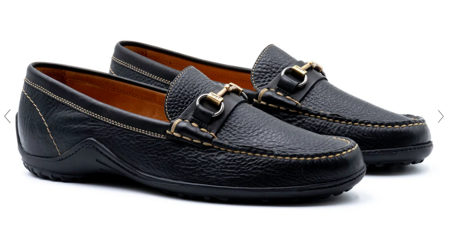 Bill Royal Bullhide Horse Bit Loafer Black