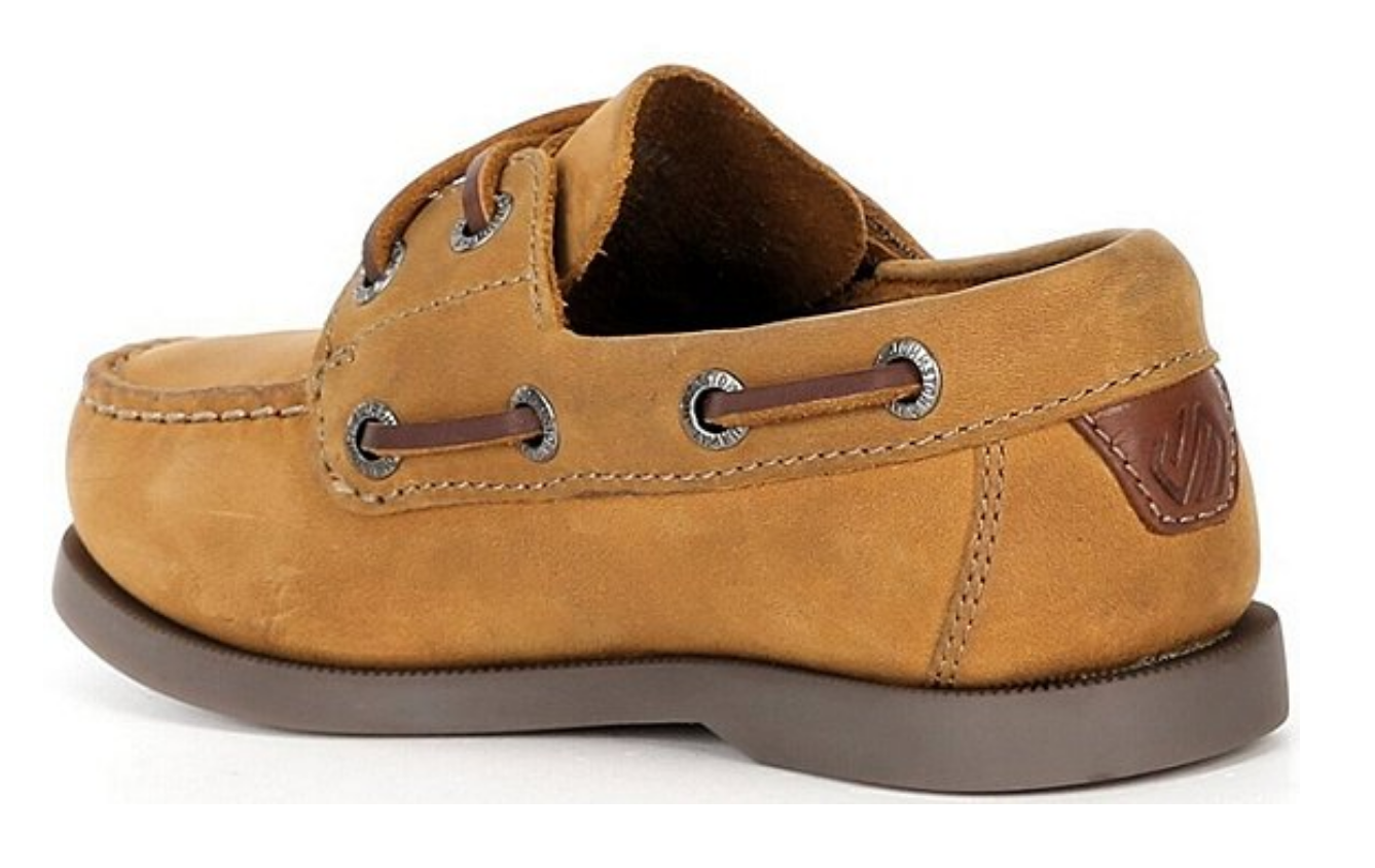 Youth Little Kid Zeke Boat Shoe Light Tan