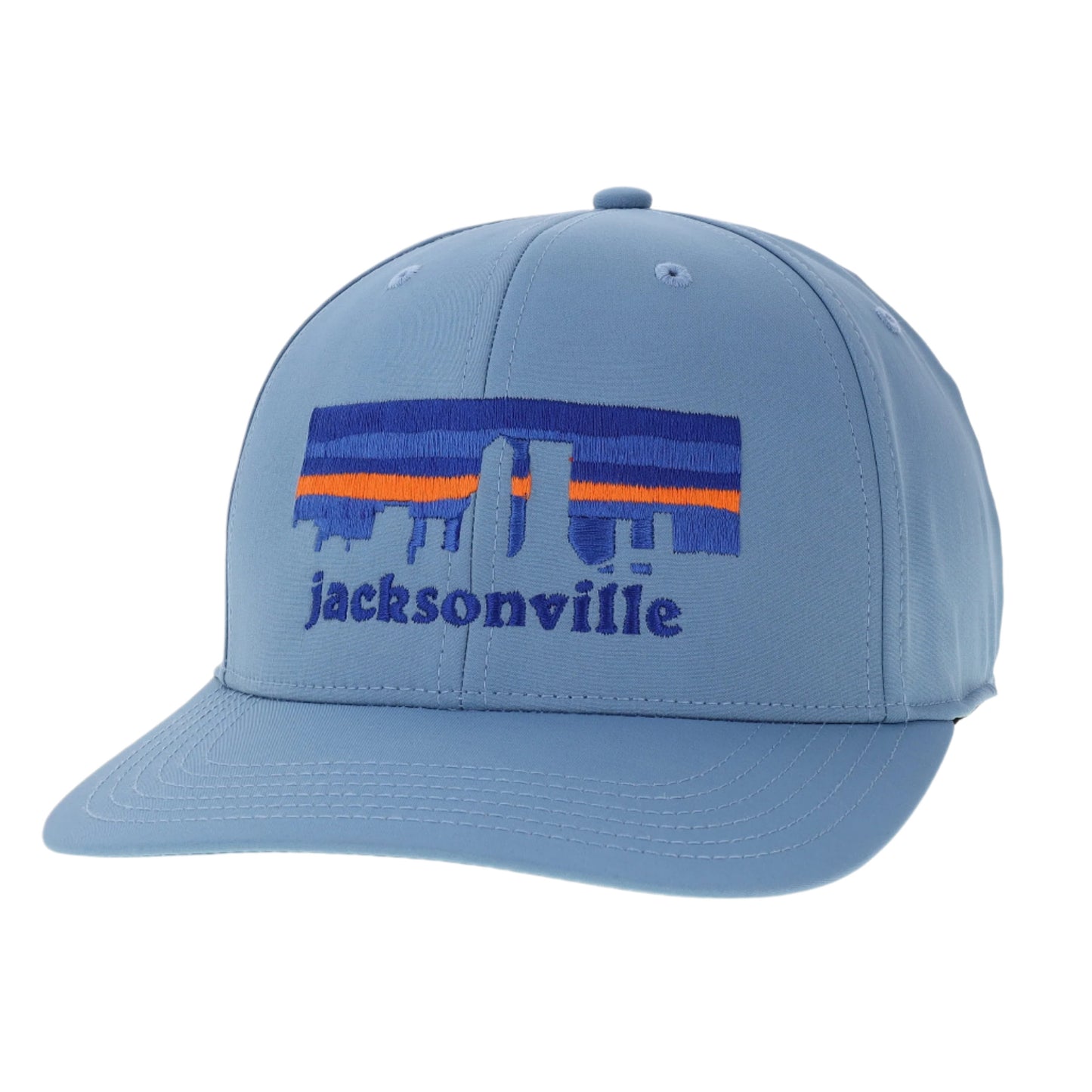 Jacksonville Skyline Back9 Hat Light Blue