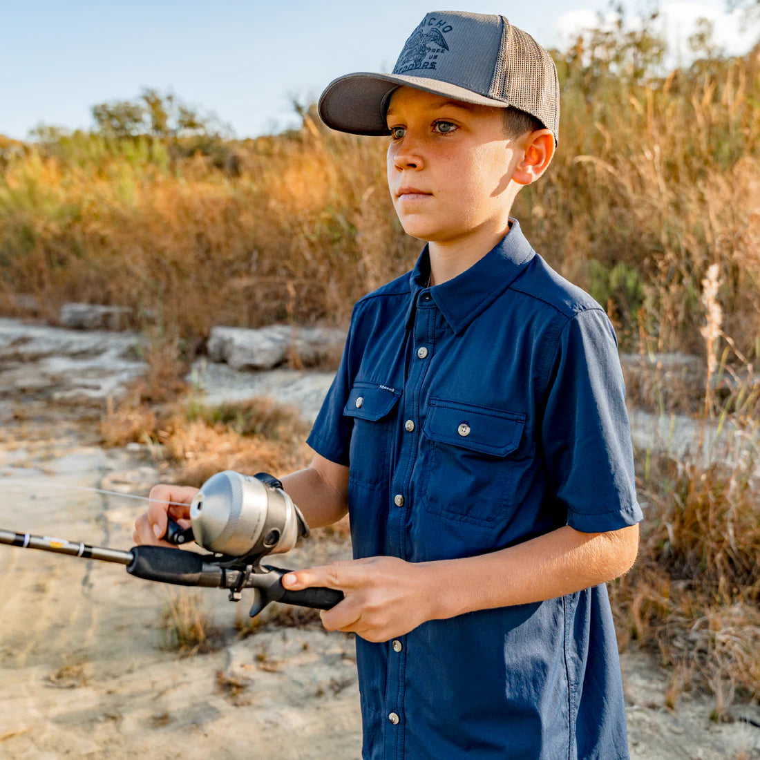 Youth The Pond Hopper SS Original Fishing Shirt