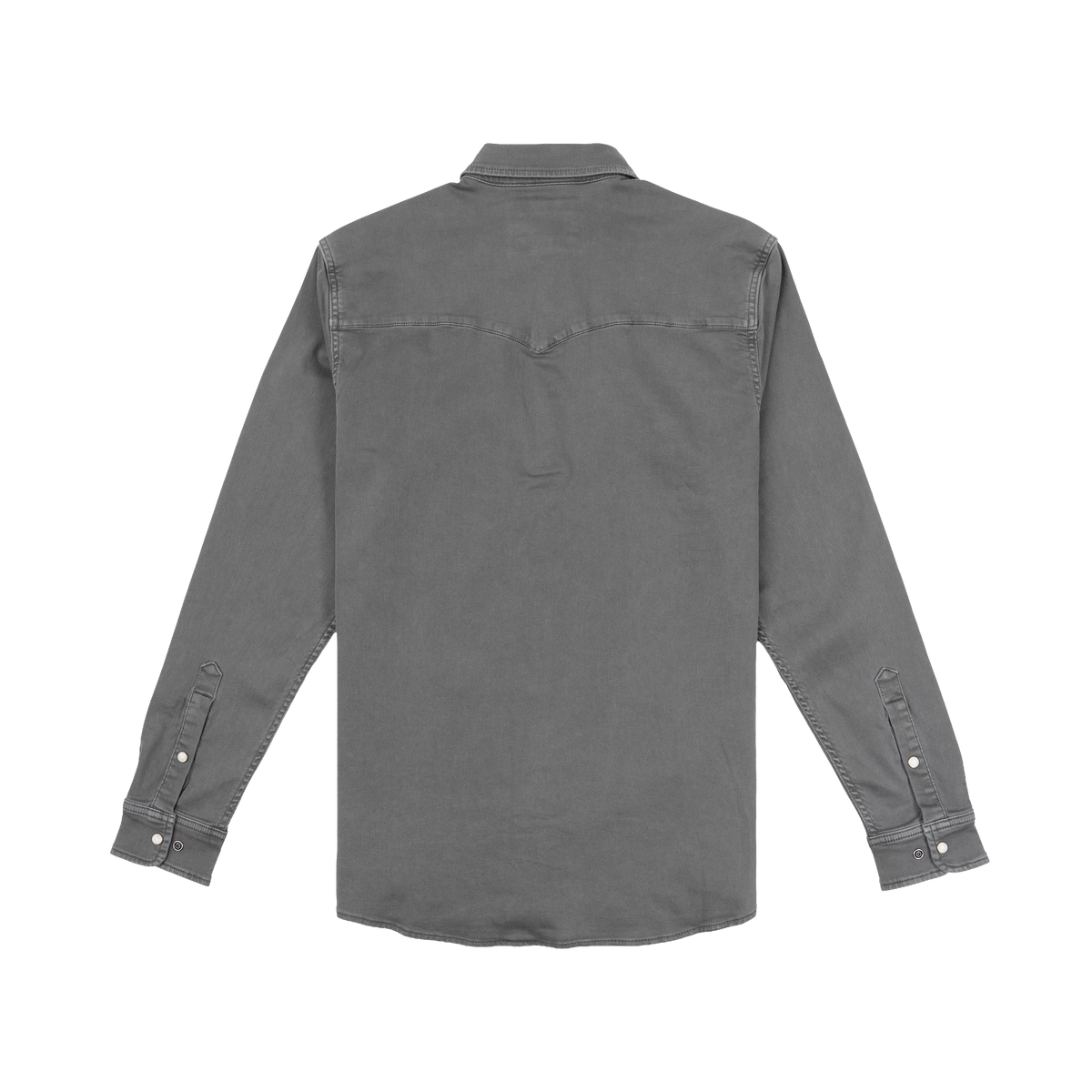 The Falfurrias Denim Western Shirt Dk Grey