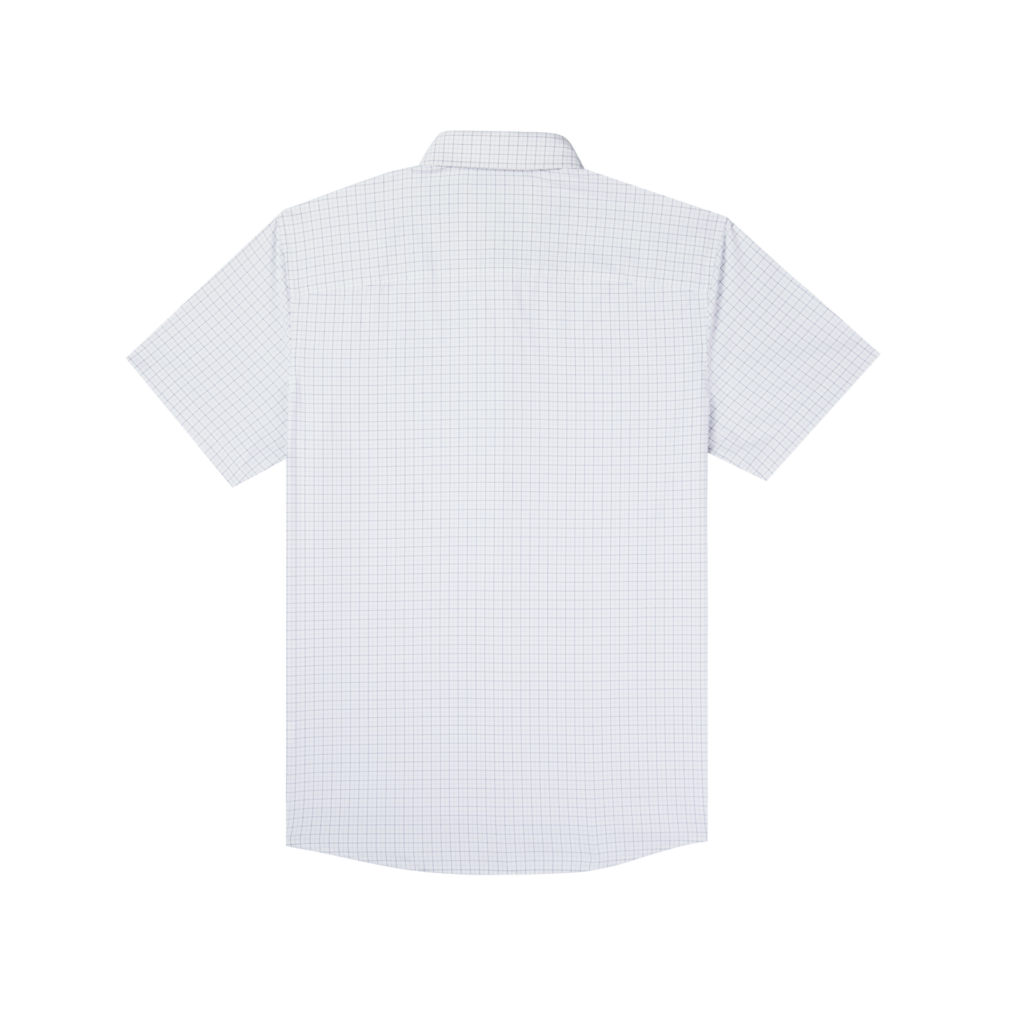 The Kiawah SS Ultra-Lite Dbl Blue Check Slim Fit
