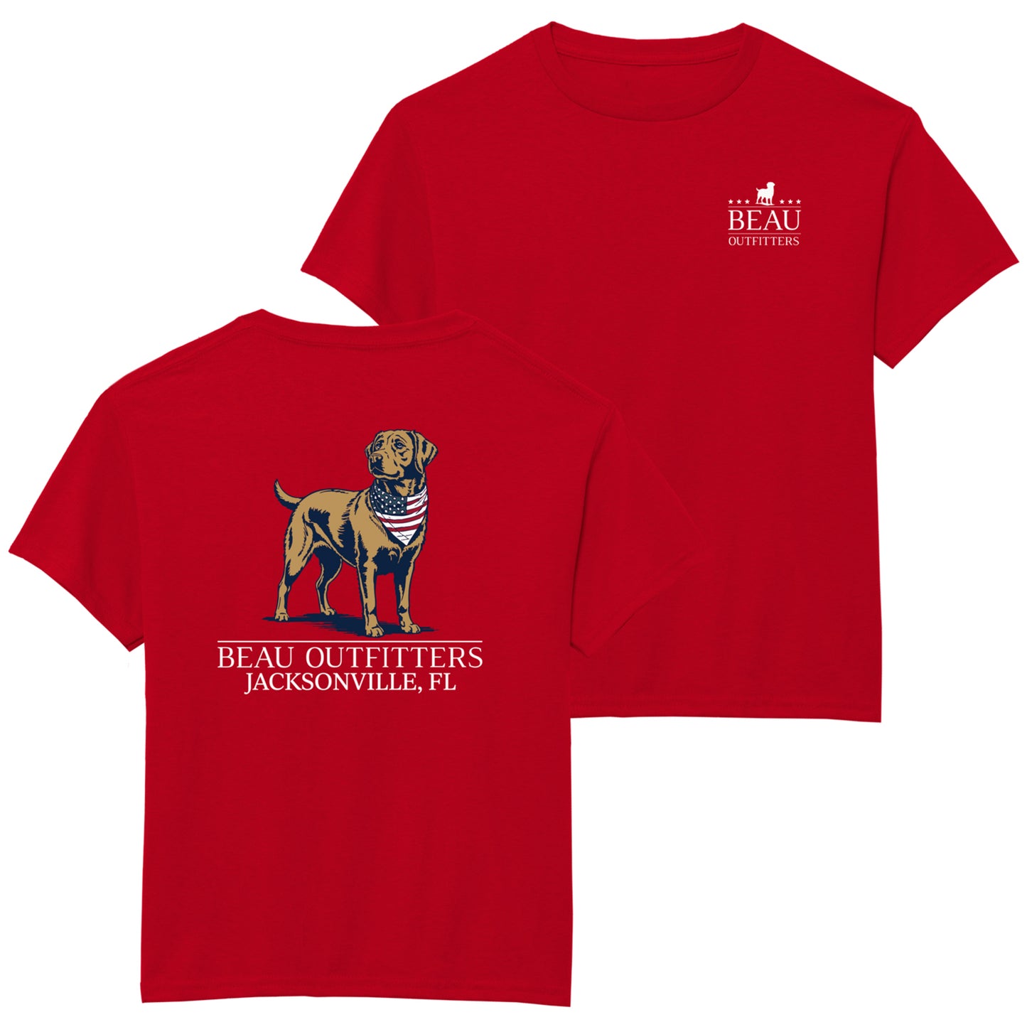 Youth Patriotic Lab SS T-Shirt Red