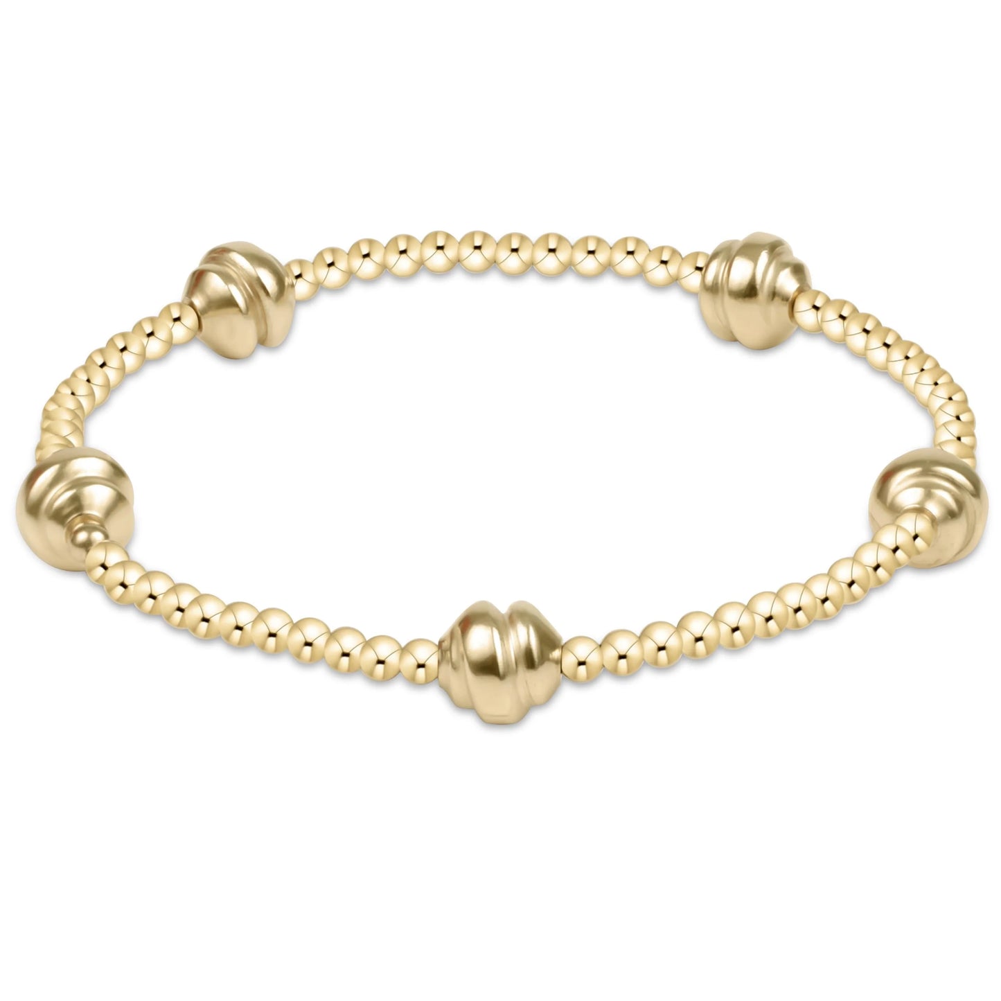 Admire Small Gold 2.5mm Bead Bracelet Gold