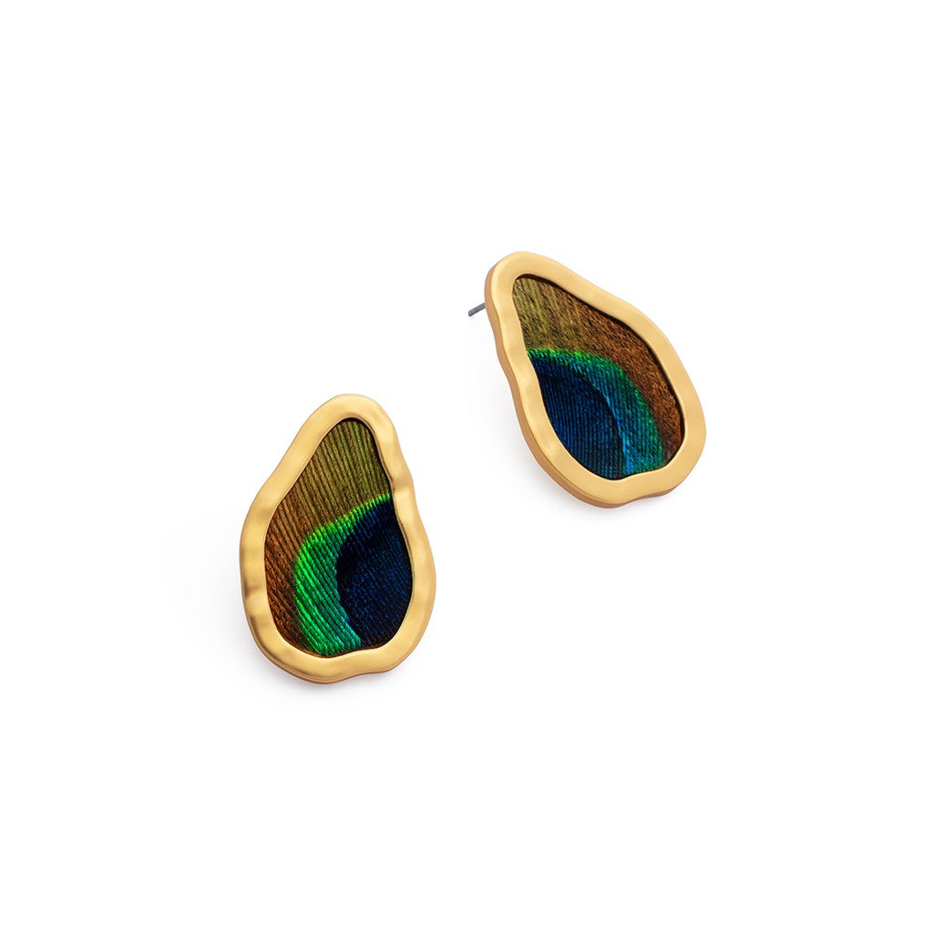 Amanda Large Organic Stud Earring
