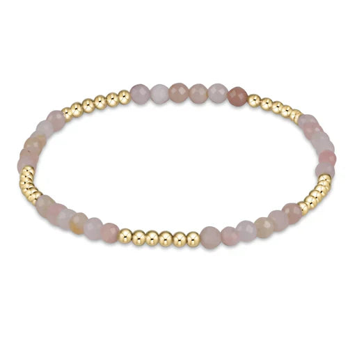 SS25 Gemstone Blissful Pattern 2.5mm Bead Bracelet