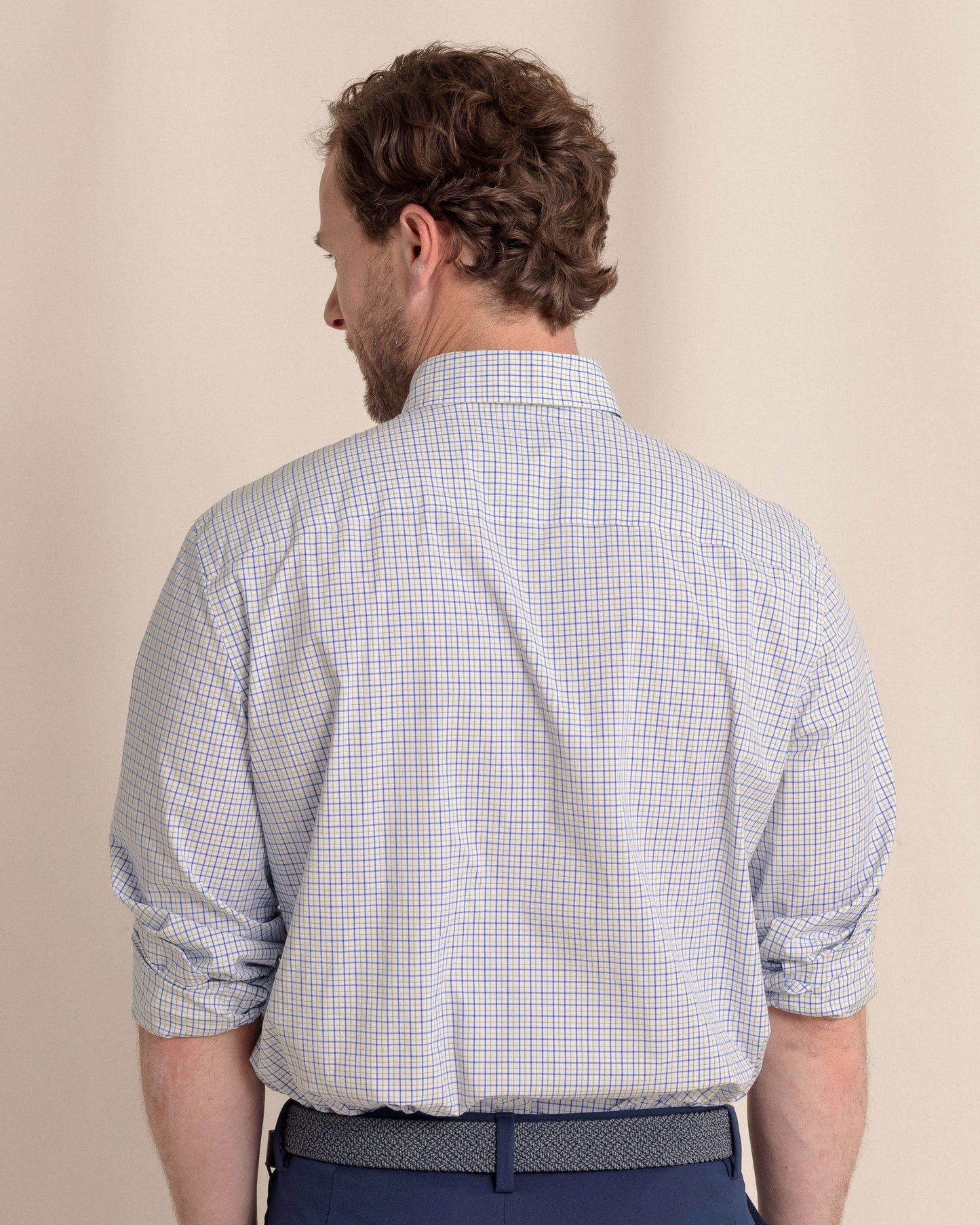 Balfour Plaid LS Shirt Blue Lolite