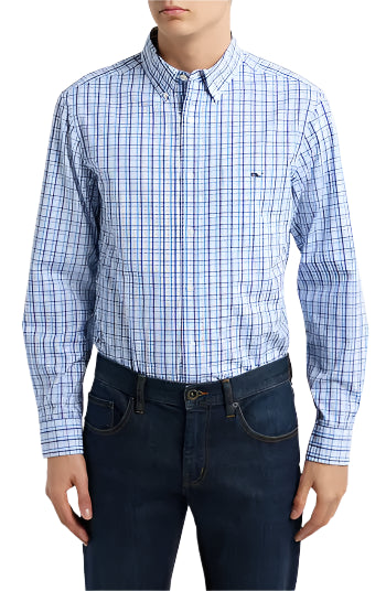 Kingstown Saltwater Poplin Shirt Cornflower