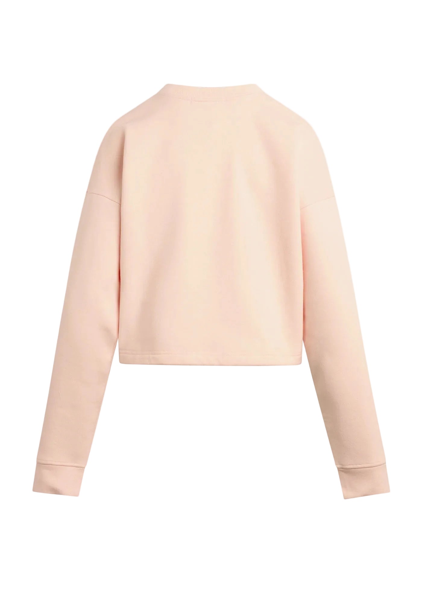 Ws FD Cropped Collegiate Sweatshirt Pale Pink/Wht