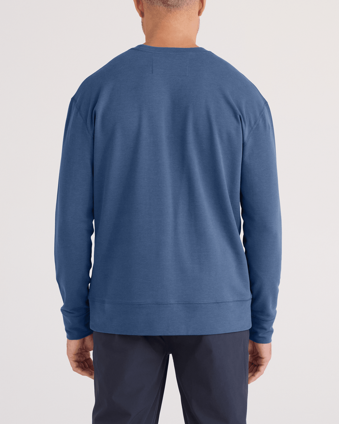 3Six Five LS Crew Shirt Washed Indigo
