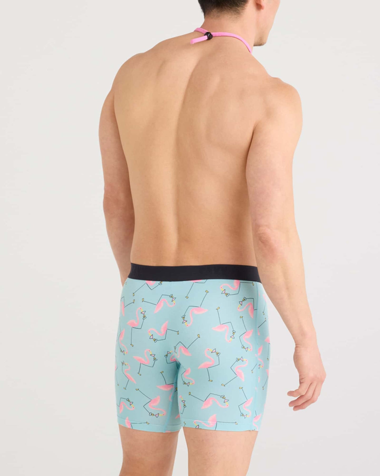 Vibe Xtra Boxer Brief 2Pk Drinko Flamingo/Blk