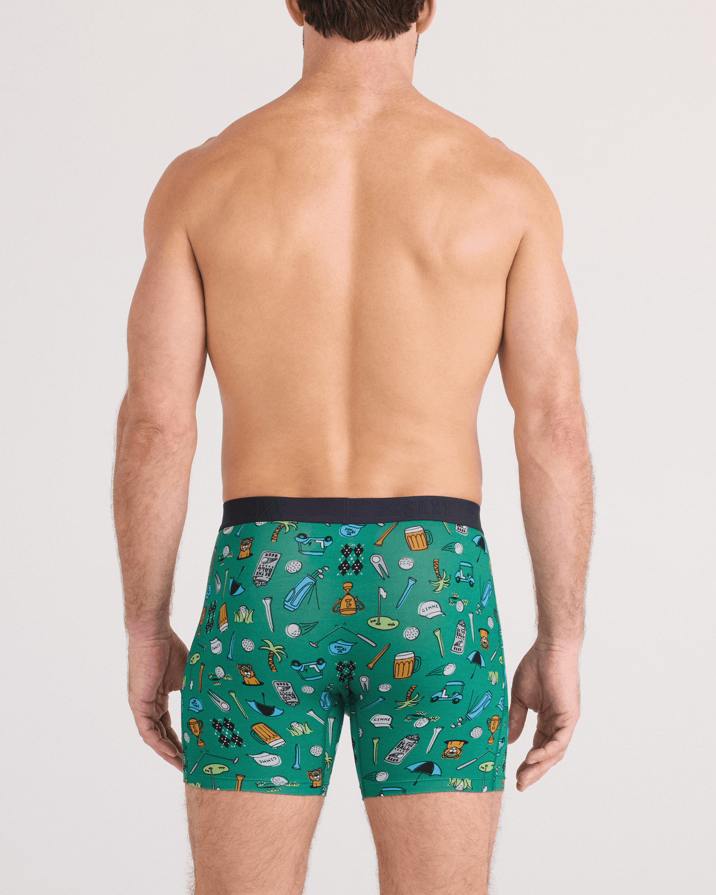 Vibe Xtra Boxer Brief Fairway Bits Green