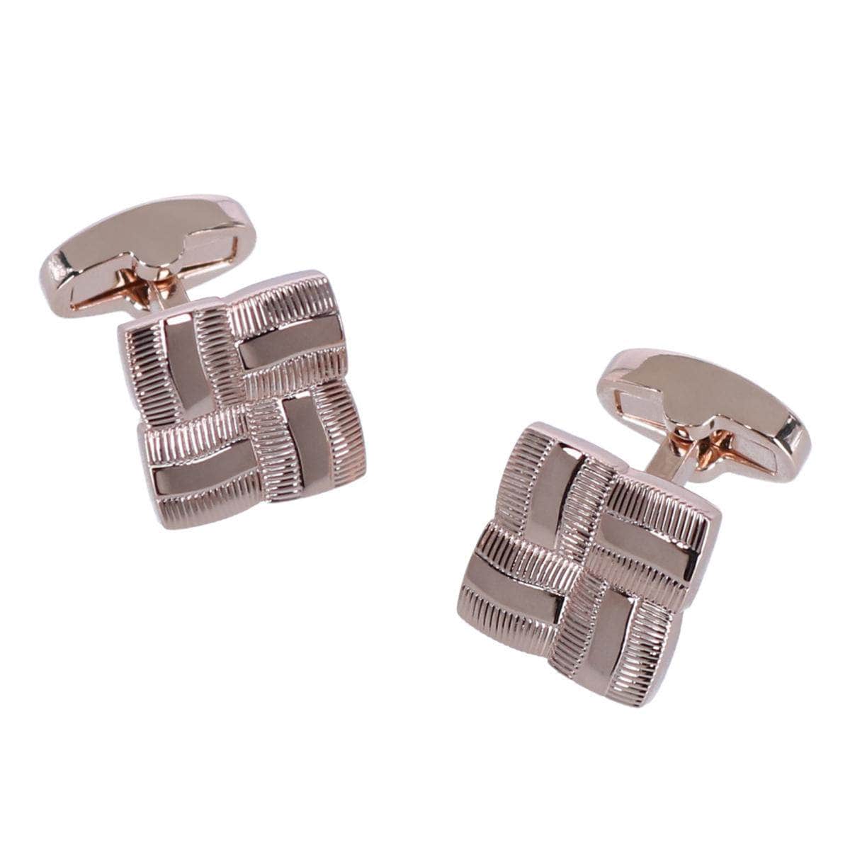 Clayton Square Rose Gold Cufflinks
