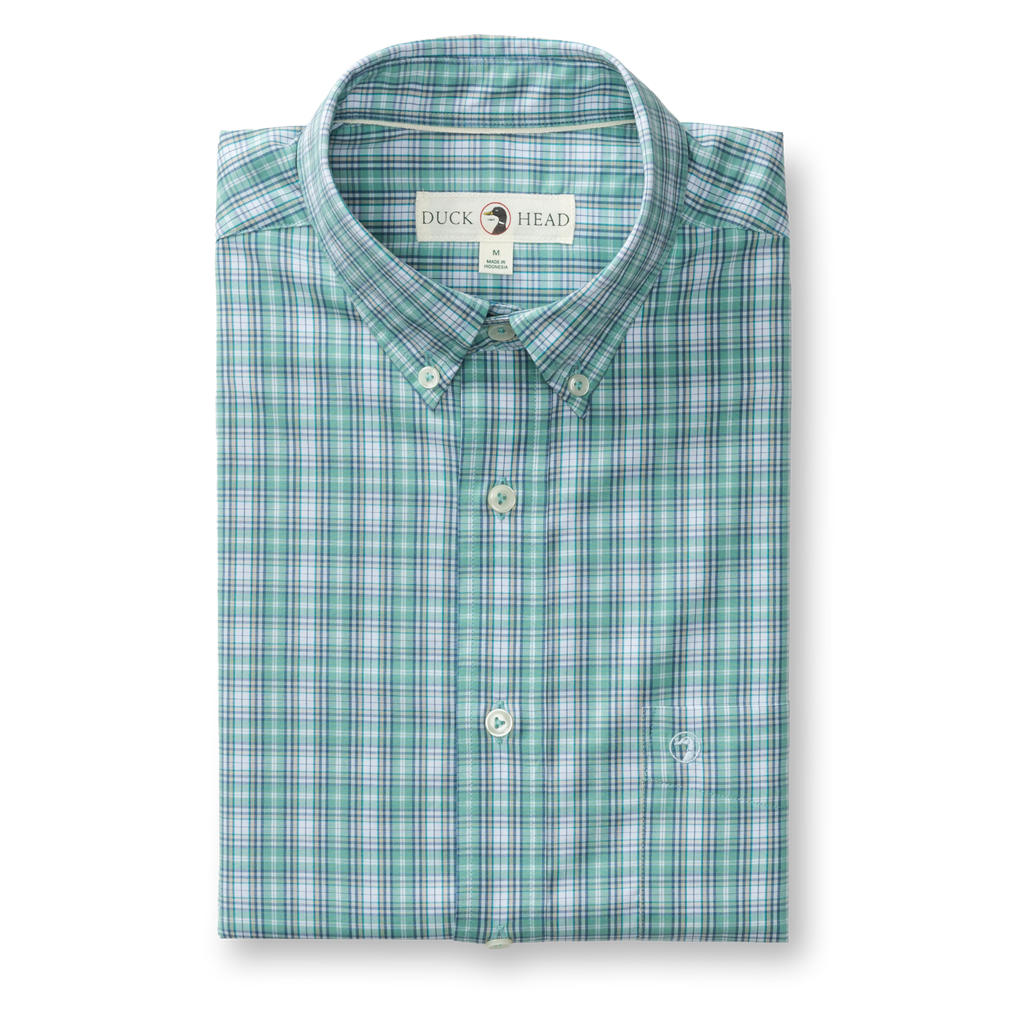 Forrest Plaid Poplin SS Shirt Aspen Green