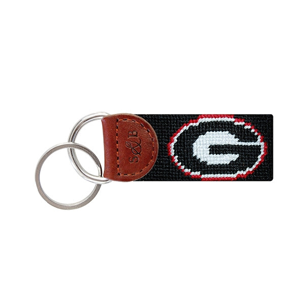 University of Georgia (Black) Key Fob - Beau Outfitters