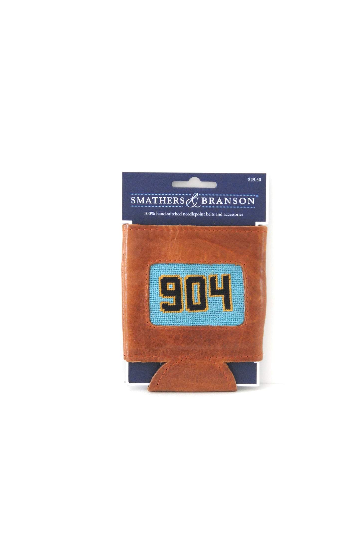 904 Needlepoint Leather Koozie - Beau Outfitters