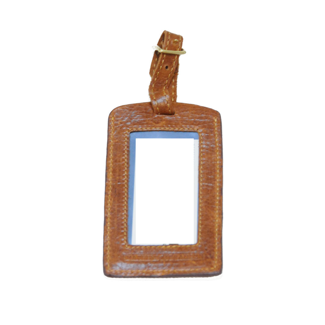 JAX Needlepoint Luggage Tag Navy - Beau Outfitters