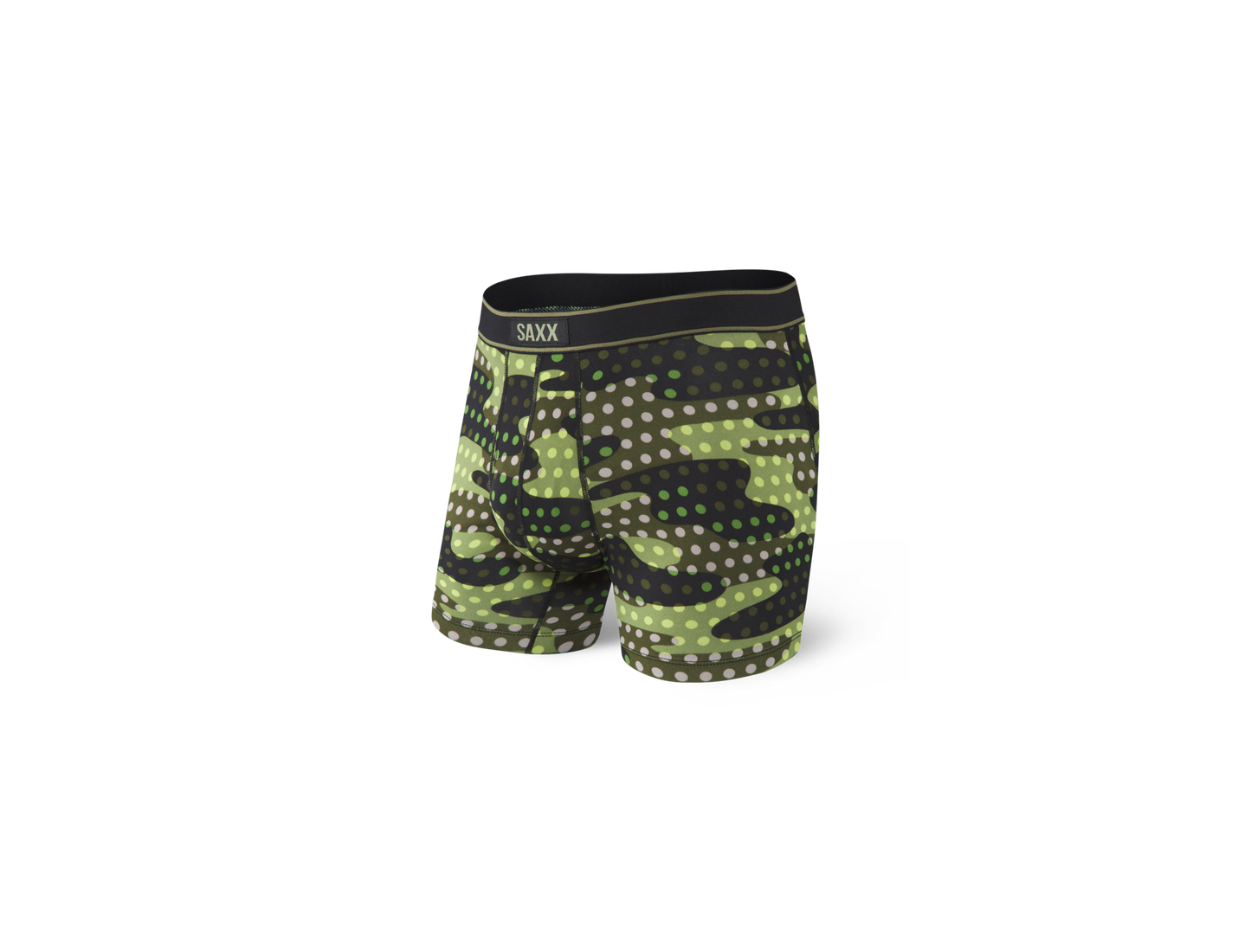 Day Tripper Boxer Brief Blk Polka Camo - Beau Outfitters
