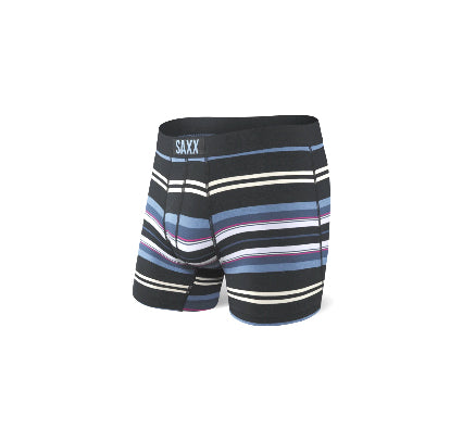 Vibe Boxer Brief Black Tartan Stripe - Beau Outfitters