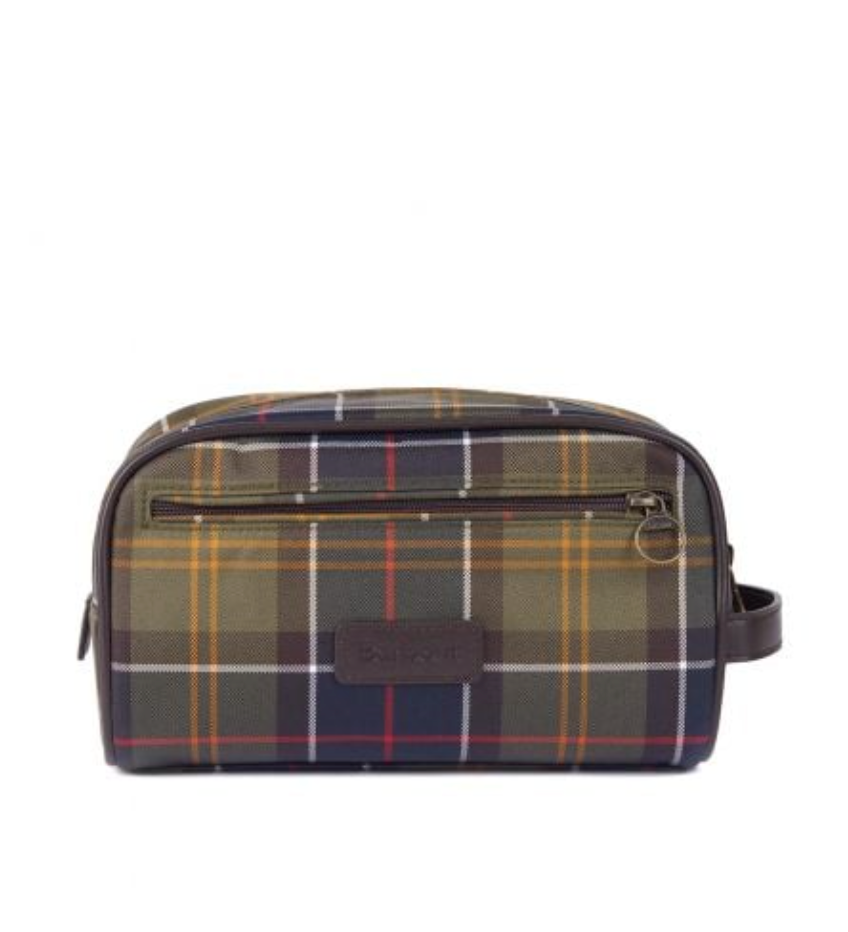 Barbour Tartan Washbag - Beau Outfitters
