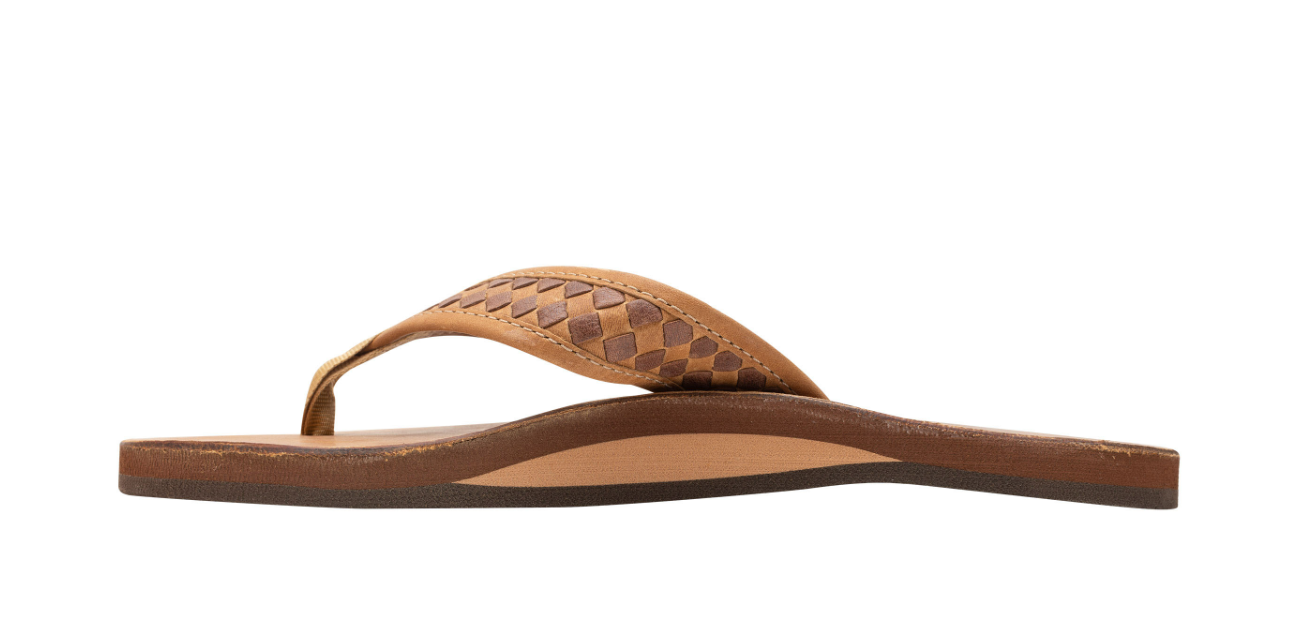 Bentley Lux Leather Sgl Layer Sandal Tan/Brown