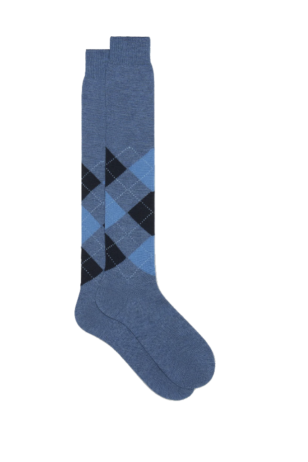 Argyle Italian Wool Blend Socks - Beau Outfitters