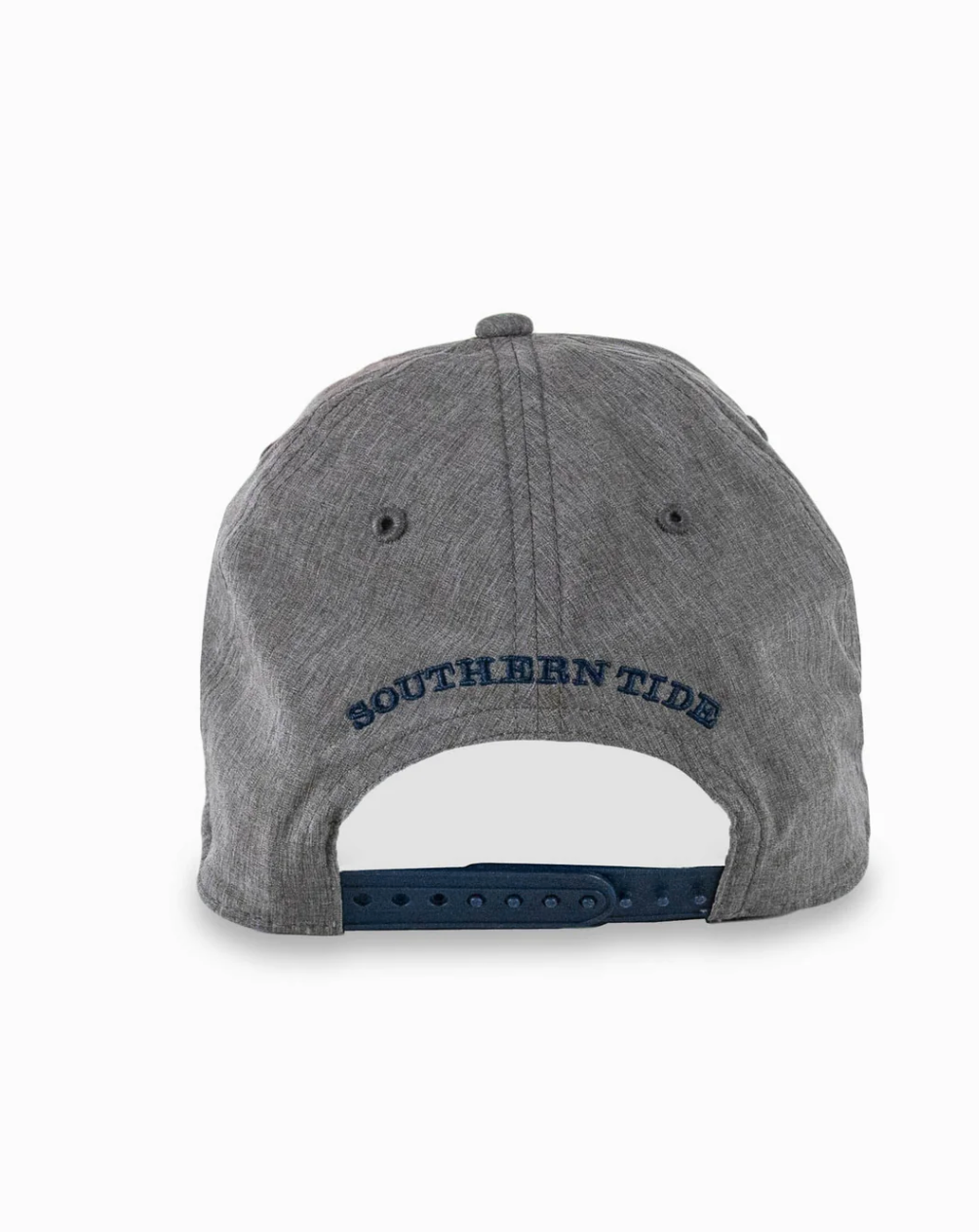 Southern Tide Rubber Patch Perf Hat Grey - Beau Outfitters