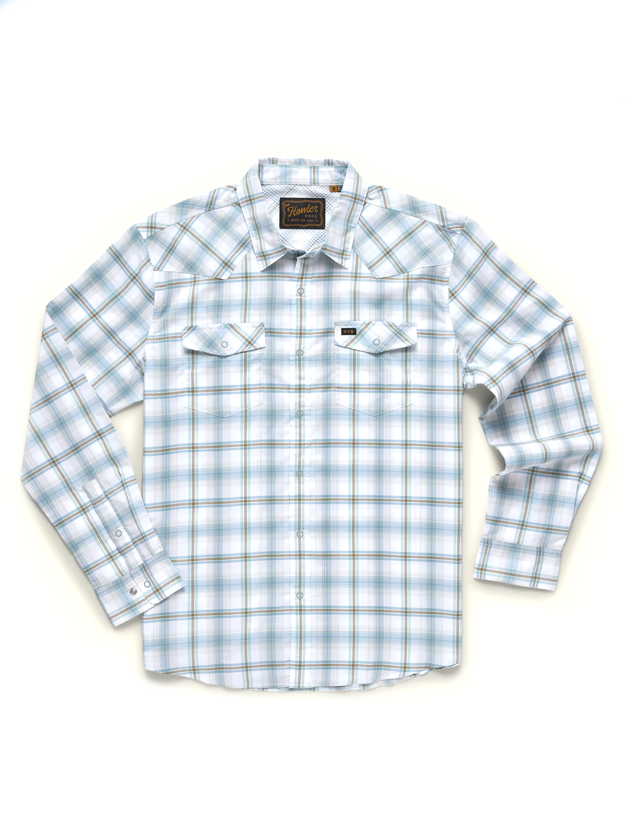 H Bar B Tech LS Shirt Leon Plaid