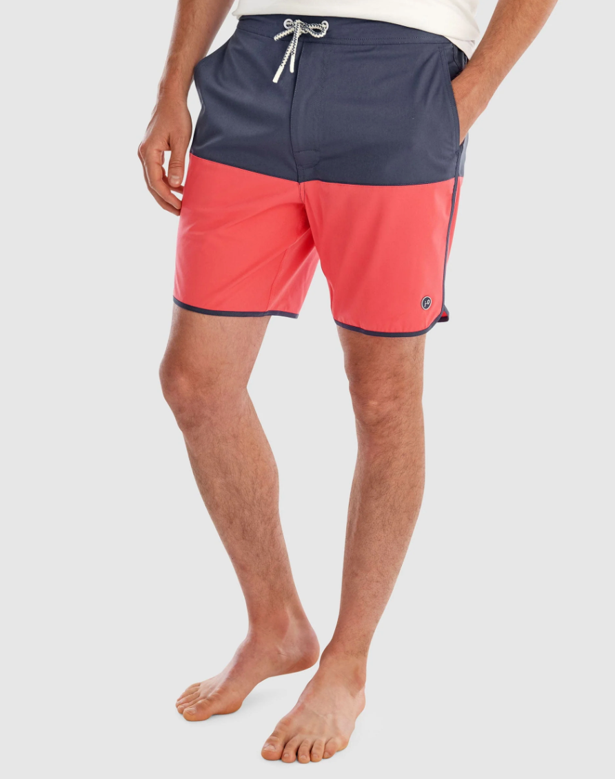 7" Tully Half-Elastic Swim Short Lake - Beau Outfitters
