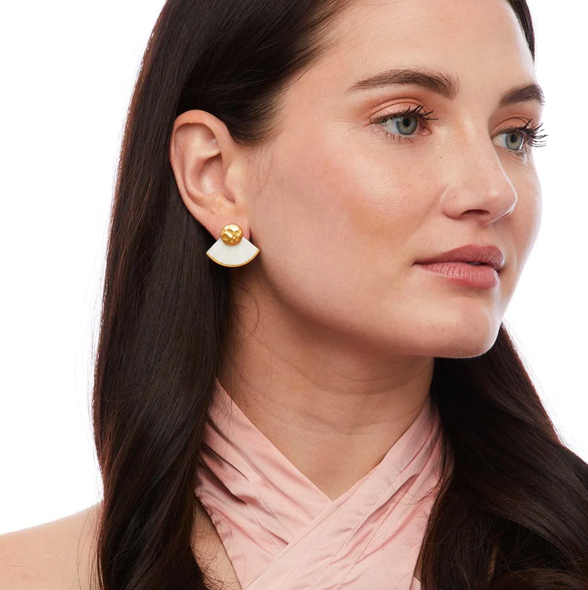 Bianca Fan Earrings - Beau Outfitters