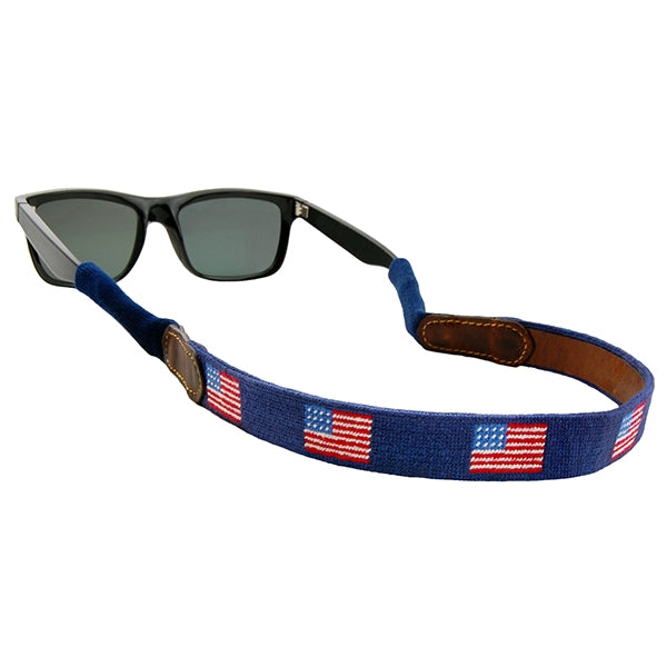 American Flag (Classic Navy) Sunglass Strap - Beau Outfitters