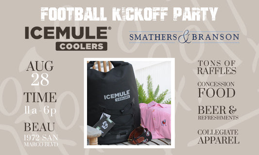 IceMule Cooler Football Kickoff Party