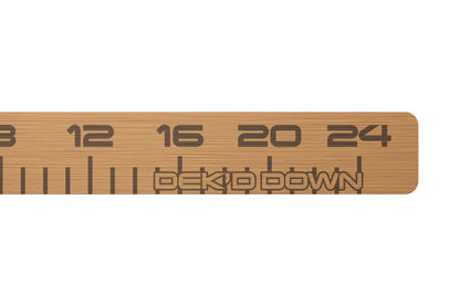 24" Dek'D Down Fish Ruler