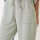 Ws AirEssentials French Rib Wide Leg Pant Sage Brush