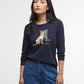 Ws Barbour Hedley LS T-Shirt Navy