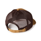 Waxed Logger Mesh Cap Scenic Logo Patch Dark Khaki