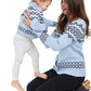 Youth Periwinkle Fair Isle Sweater