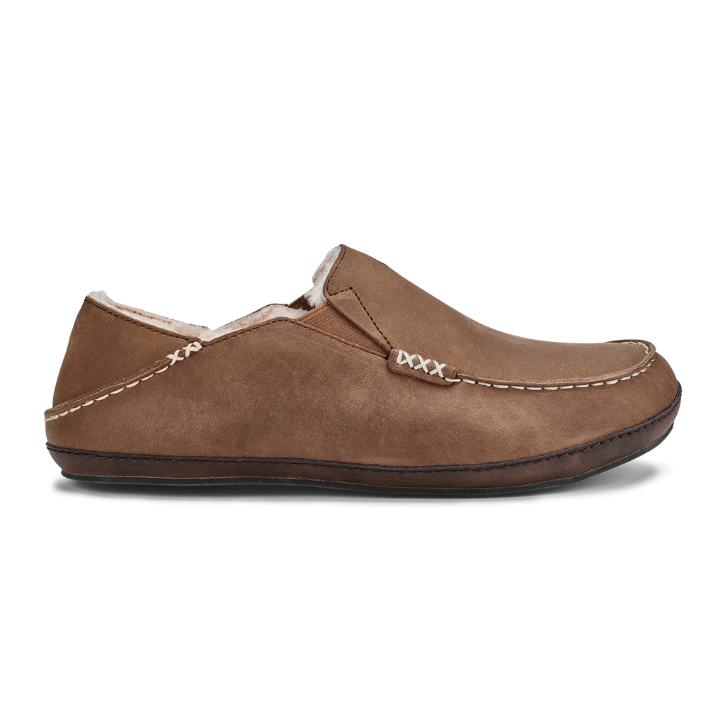 Moloa Slipper Toffee/Dk Wood