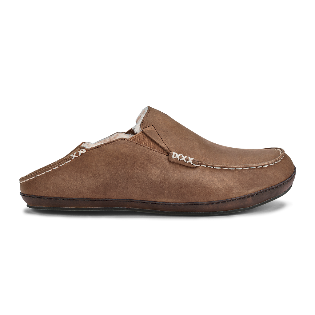 Moloa Slipper Toffee/Dk Wood